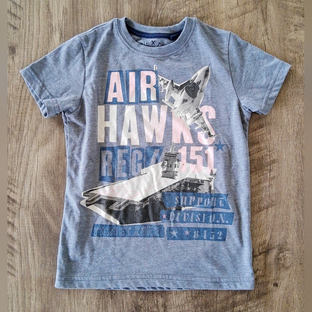 Next Boy's Fighter Plane T-shirt Size 5 Years